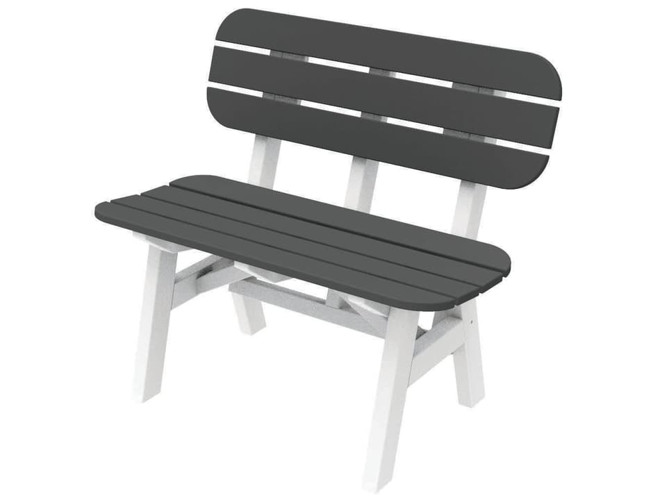 Portsmouth 3 ft. Recycled Plastic Dining Bench