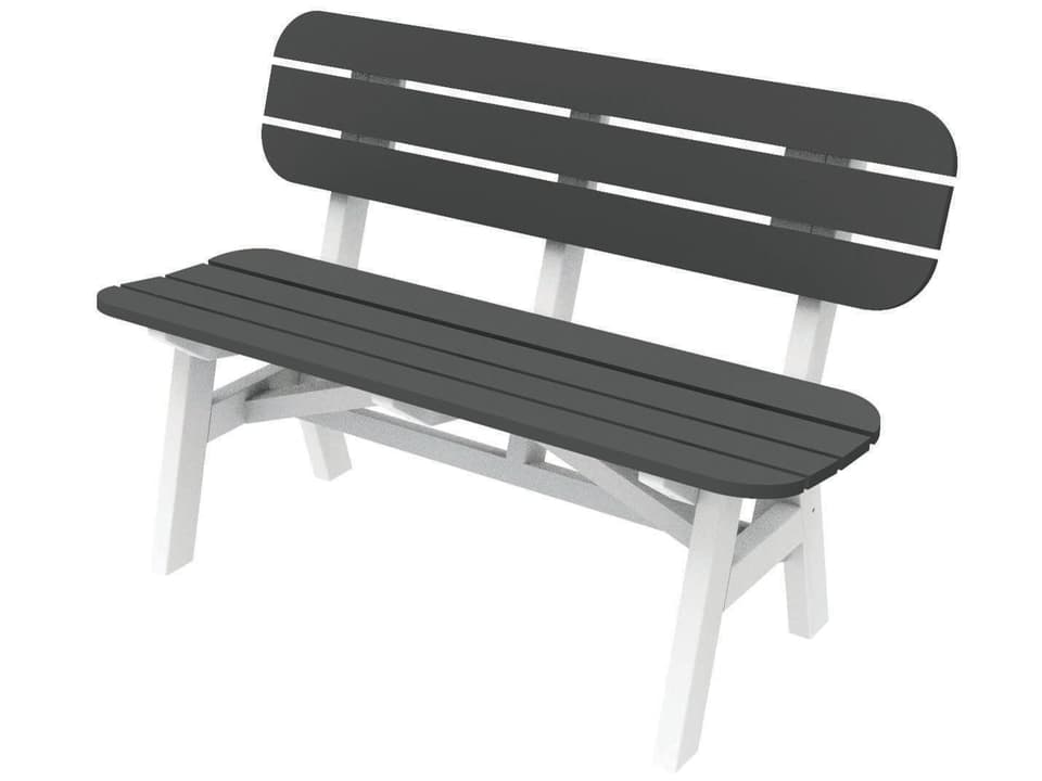 Portsmouth 4 ft. Recycled Plastic Patio Bench
