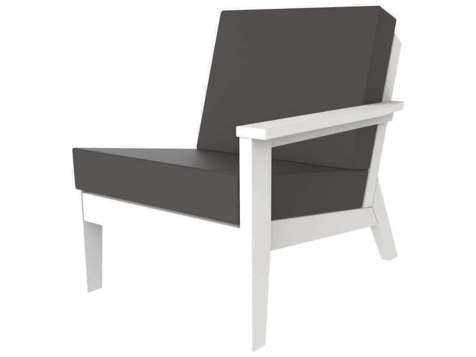 DEX Modular Left Arm Lounge Chair in EnviroWood