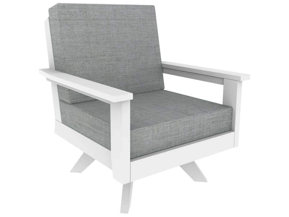 Dex Recycled HDPE Swivel Lounge Chair