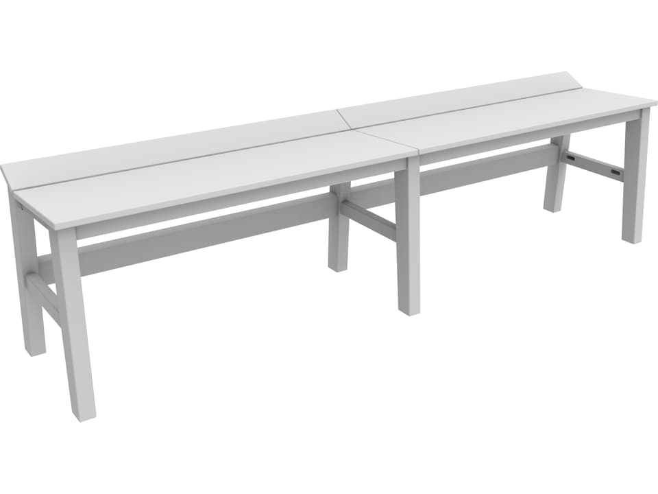 SYM Modern 72-inch Outdoor Dining Bench