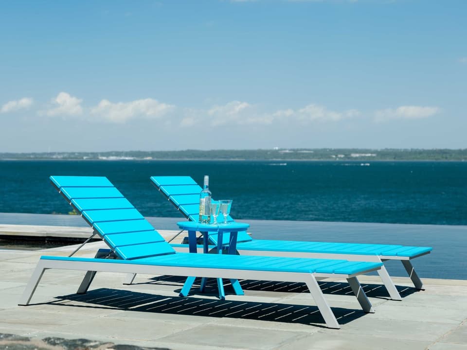 Mad Aluminum Recycled Plastic Outdoor Patio Lounge Set