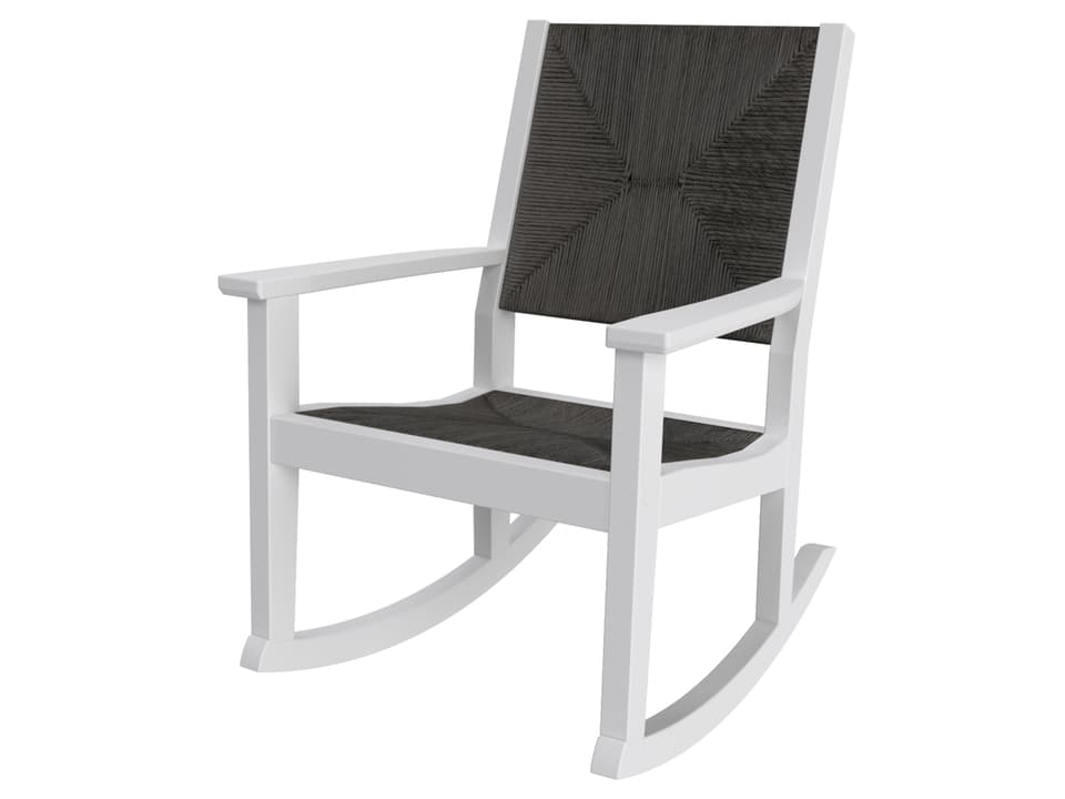 Greenwich Recycled Plastic Wicker Rocker