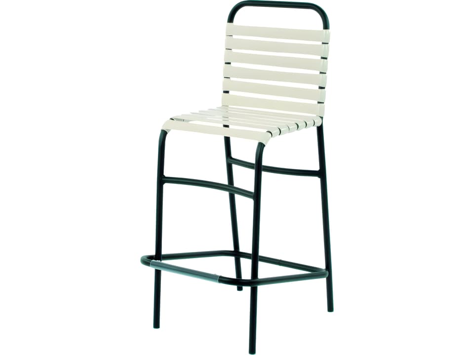 Sanibel Strap Aluminum Side Bar Stool