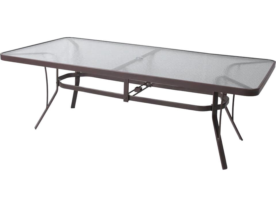 42 x 30 Inch Rectangular Cast Aluminum Dining Table