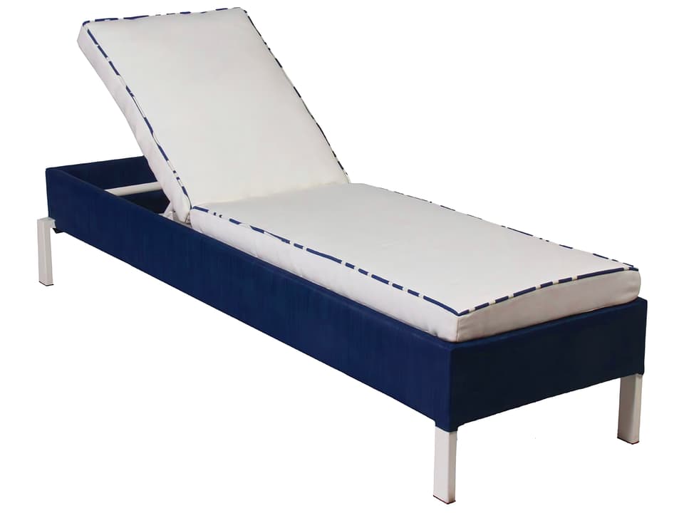 Summer Aluminum Stackable Chaise Lounge