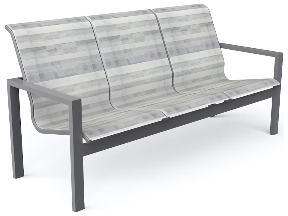 Vectra Sling Extruded Aluminum Stackable Sofa