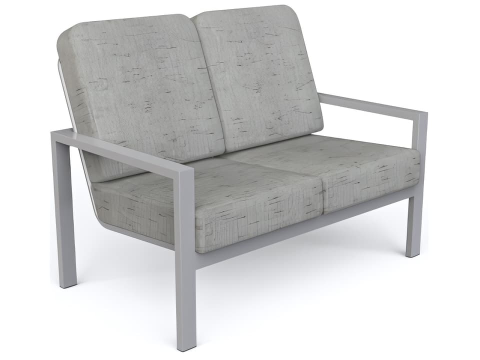 Vectra Bold Cushion Extruded Aluminum Loveseat
