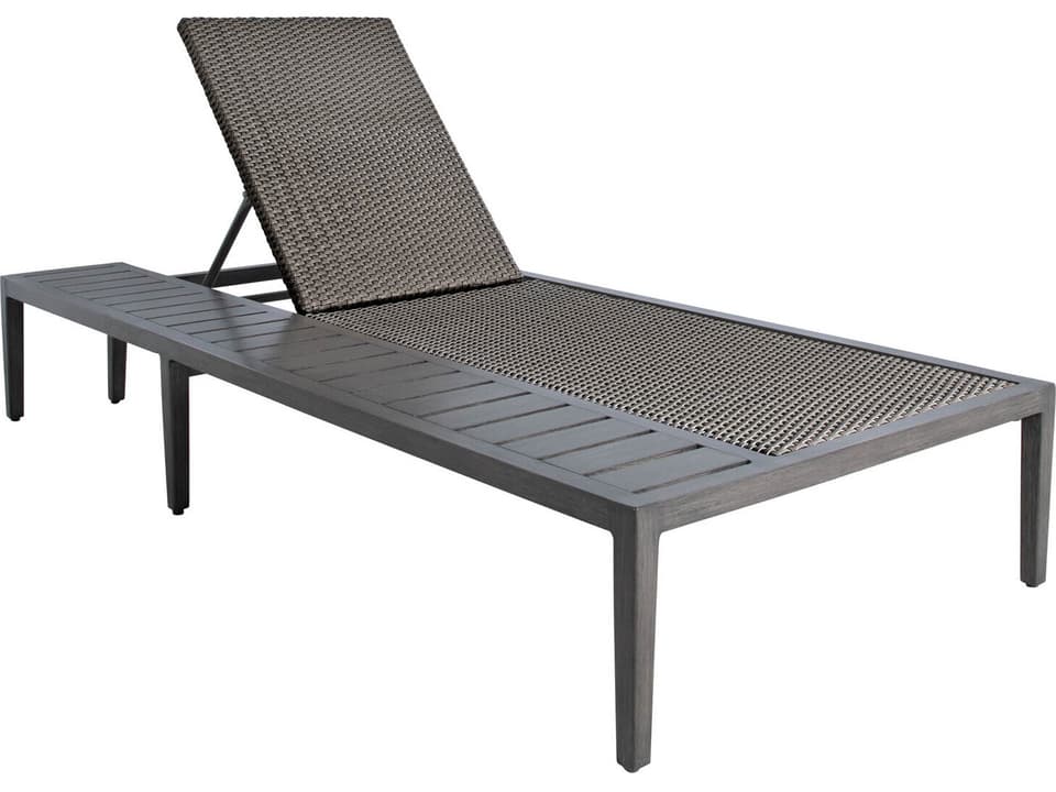 Harbor Adjustable Chaise Lounge in Slate Grey