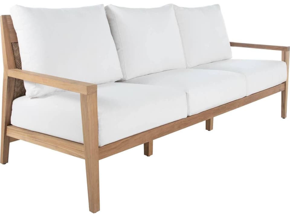 Savannah Teak Wicker Sofa