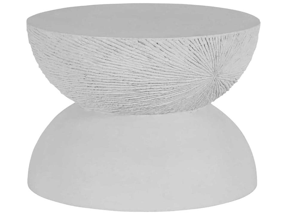 Cast Stone Natural Round Coffee Table