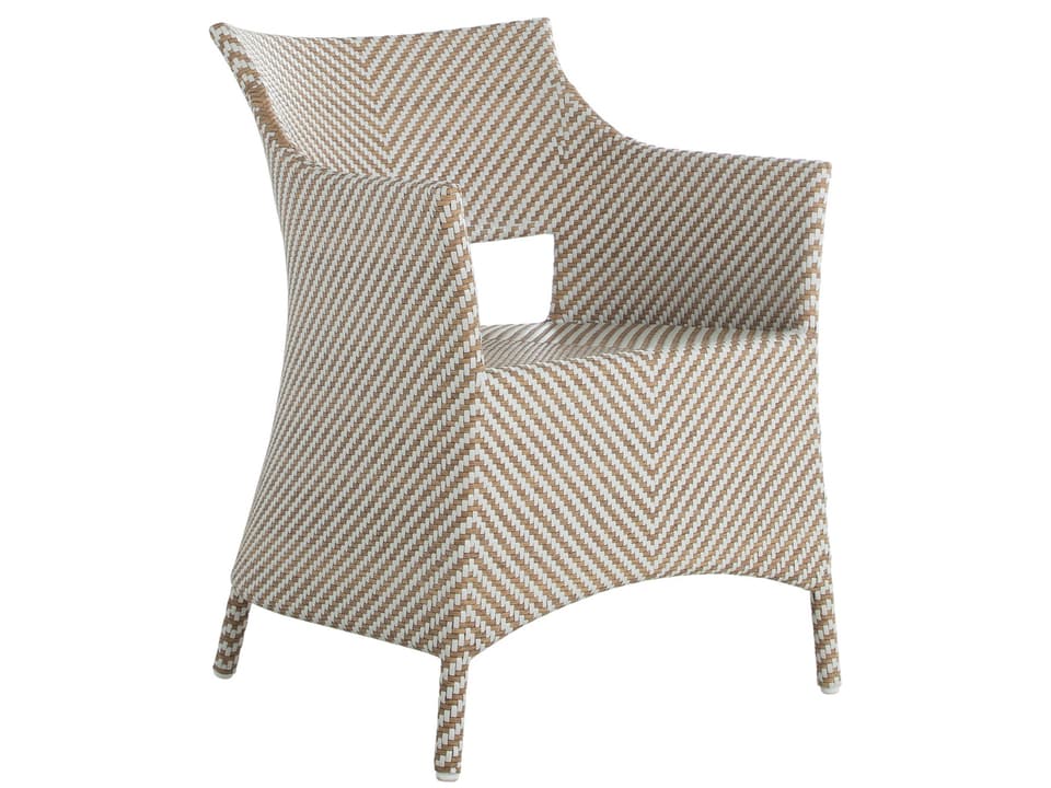 Bari Wicker Dining Arm Chair