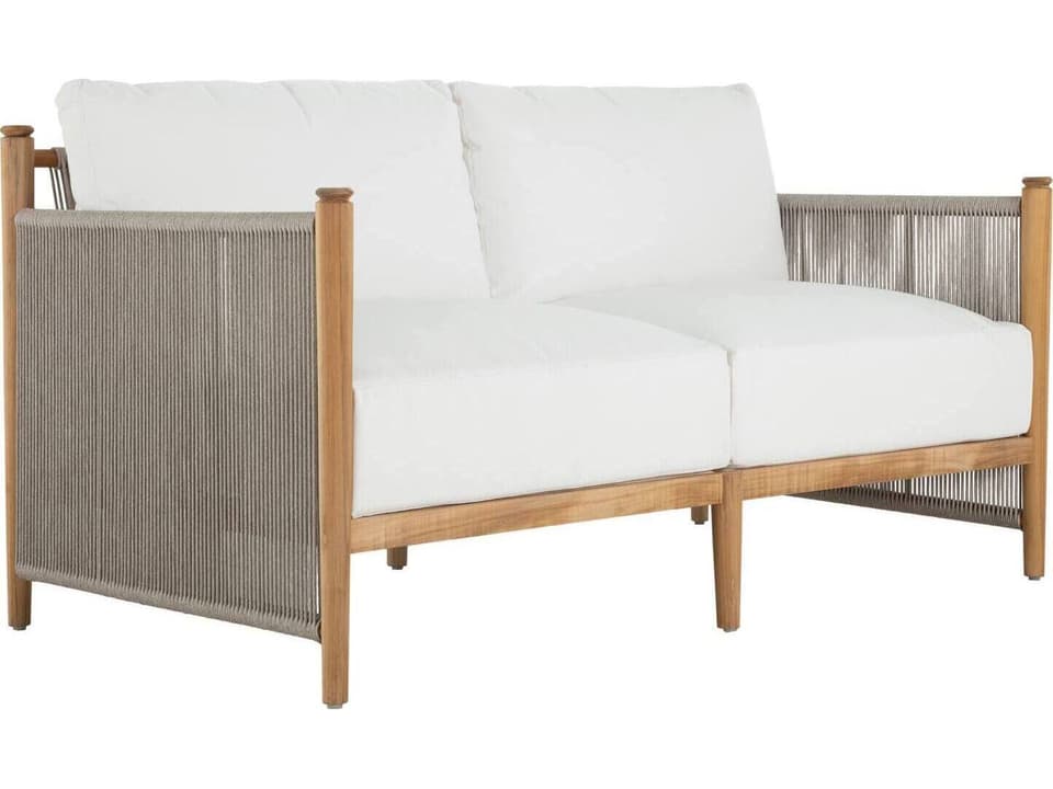 Pacifica Teak Rope Loveseat