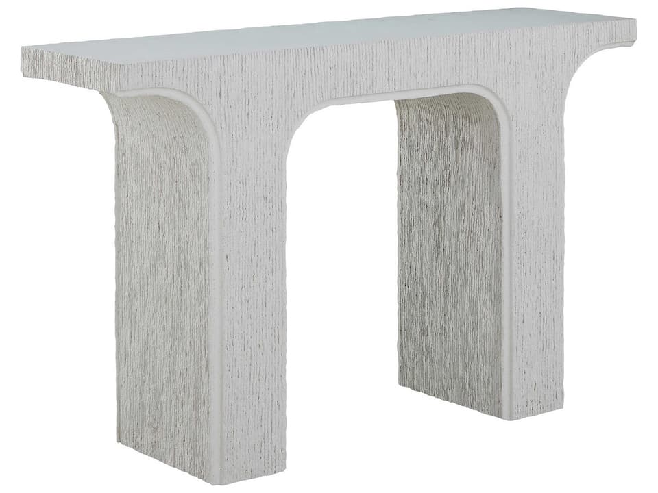 Cast Stone Natural Rectangular Console Table