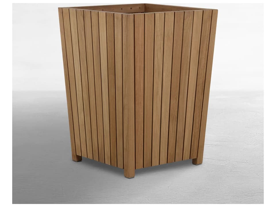 Woodlawn Teak Extra Large Planter in Natural