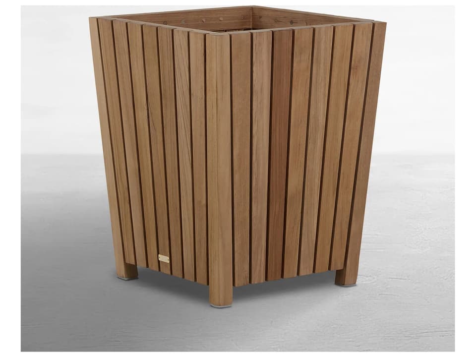 Woodlawn Teak Medium Planter in Natural Teak