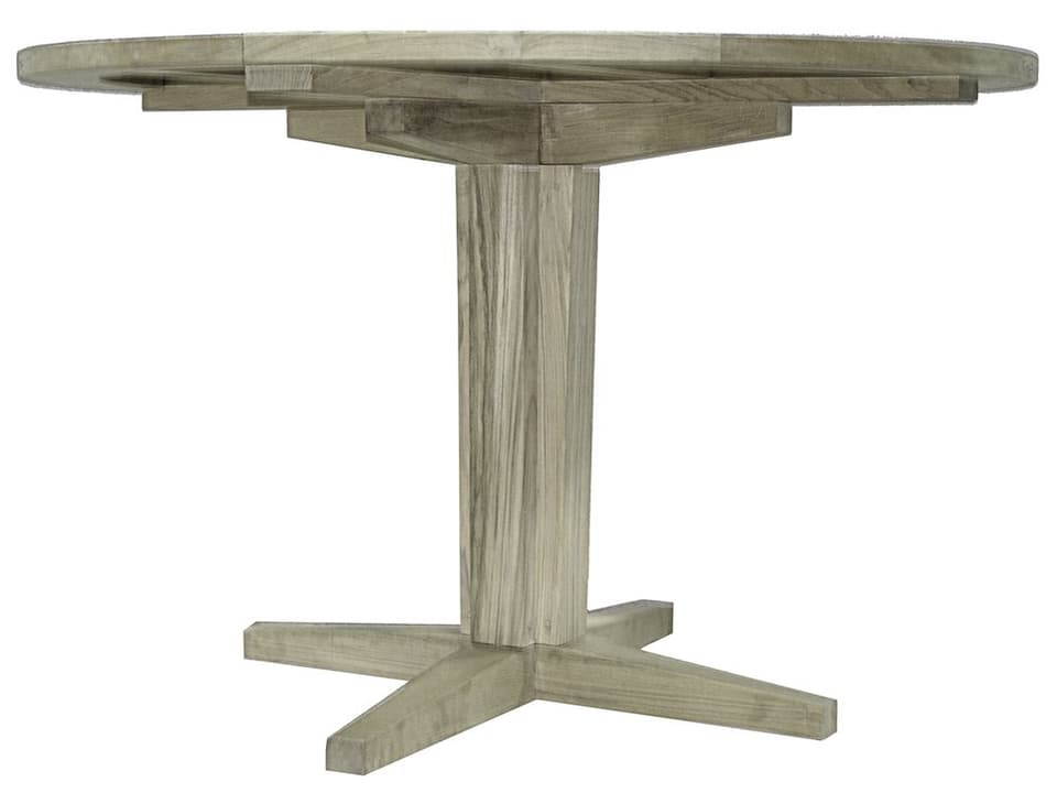 Club Teak 48-Inch Round Dining Table in Natural Teak