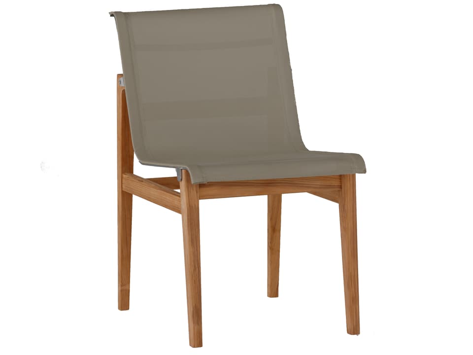 Coast Teak Dining Side Chair with Bayline Sling