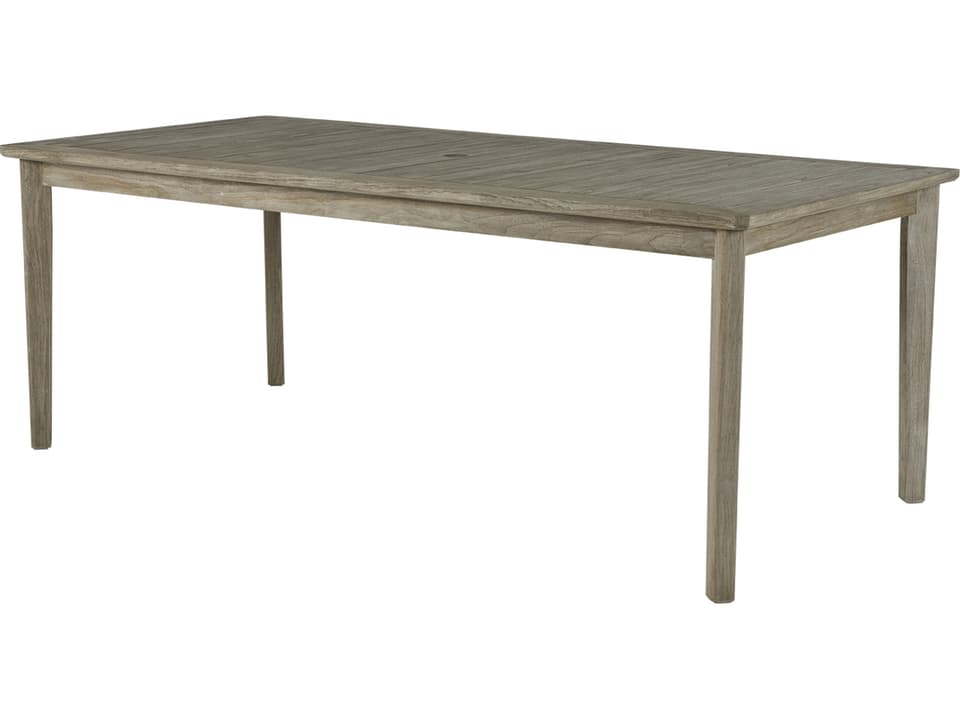 Woodlawn 84-Inch Teak Rectangular Dining Table in Natural