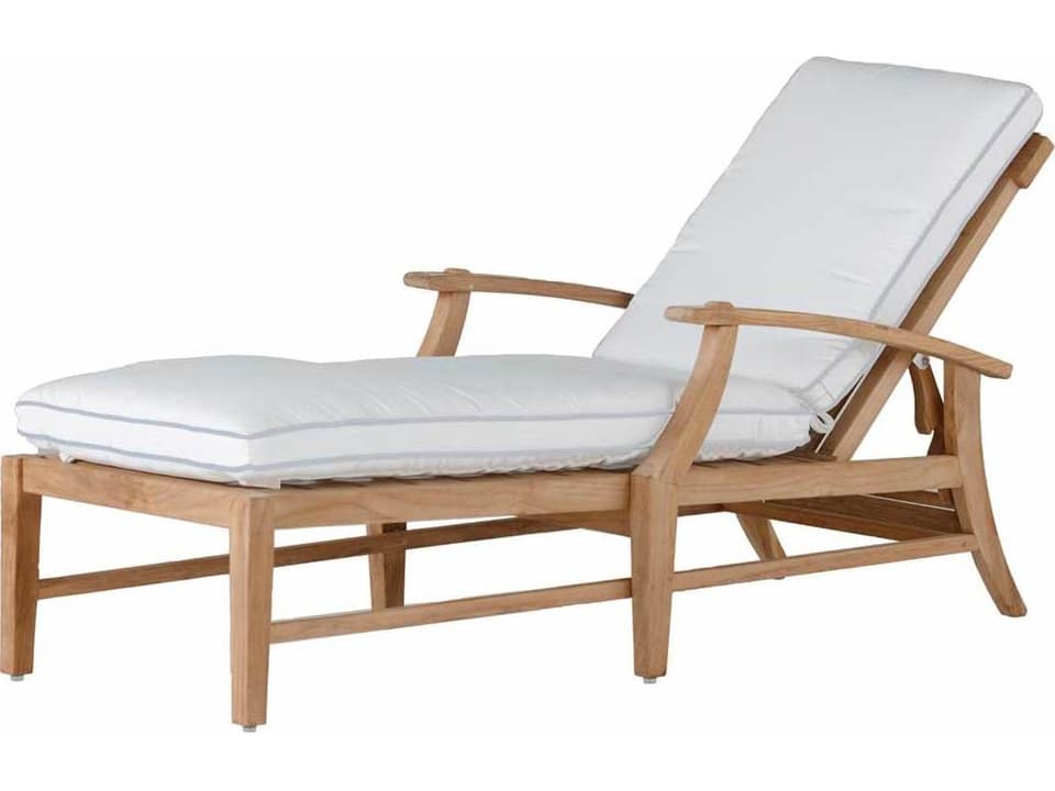 Croquet Teak Adjustable Chaise Lounge
