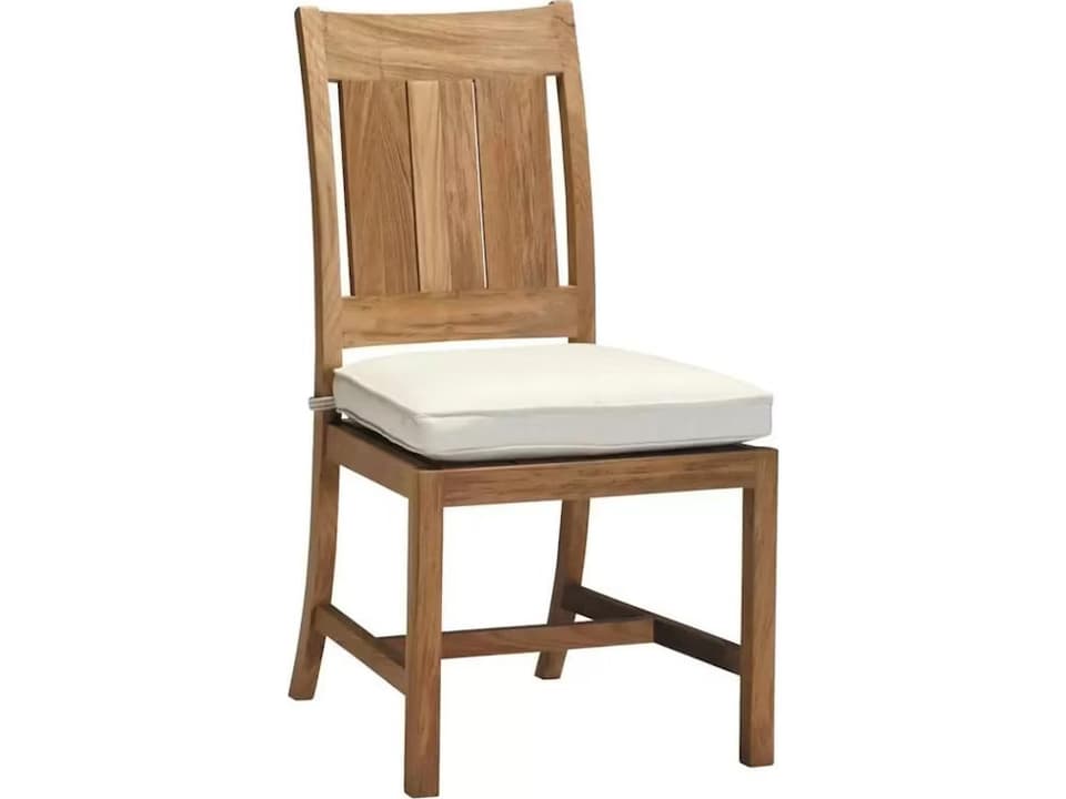 Croquet Teak Dining Side Chair in Natural