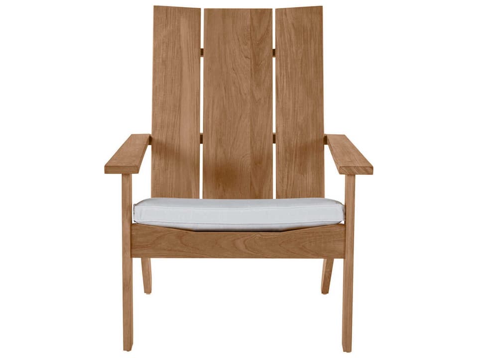 Ashland Teak Adirondack Chair in Natural