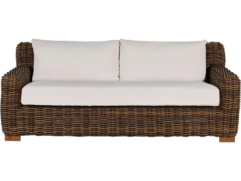 Montauk Quick Ship 3-Seat Resin Wicker Sofa
