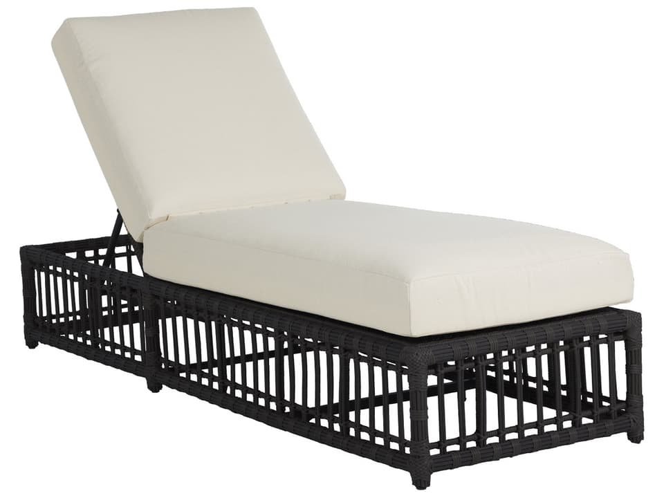Newport Reclining Chaise Lounge with N-Dura Resin Wicker