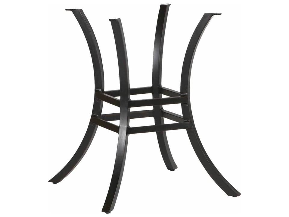 Cort Wrought Aluminum Pedestal Dining Table Base