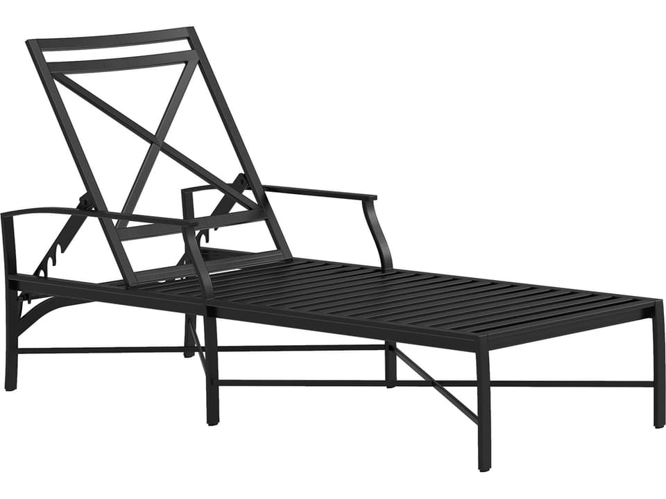 Monaco Wrought Aluminum Adjustable Chaise Lounge