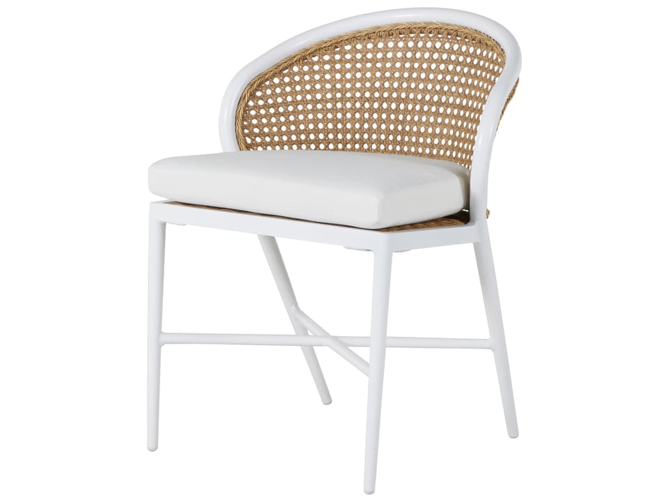 Havana Aluminum N-Dura Resin Wicker Dining Side Chair