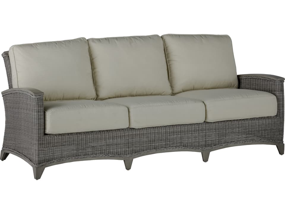 Astoria N-Dura Resin Wicker Outdoor Sofa in Oyster