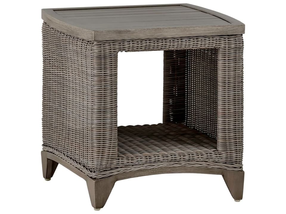 Astoria Wicker Square Patio End Table