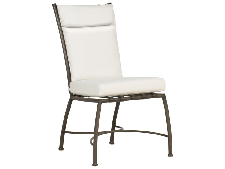 Majorca Aluminum Dining Arm Chair with Cushion in Slate Grey