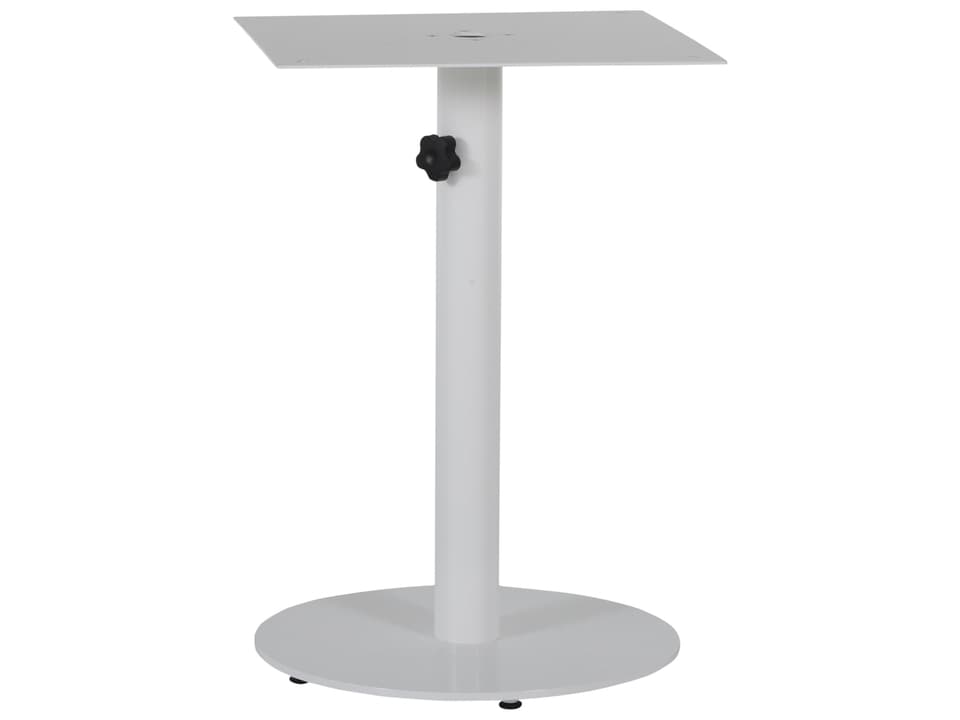Circle Aluminum Dining Table Base with Umbrella Hole
