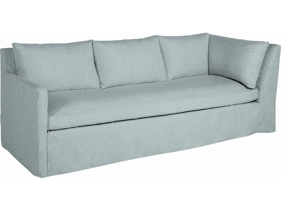 Nora Left Arm Facing Corner Sofa in Grid Cloth Indigo