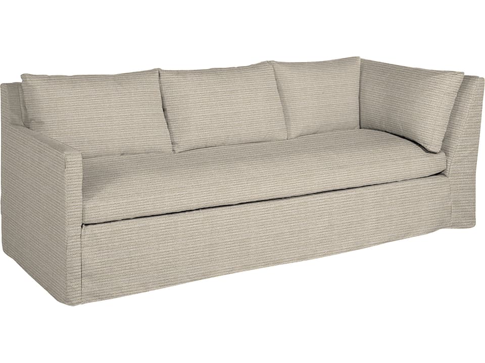 Nora 85-Inch Left Arm Facing Corner Sofa Washboard Mist Fabric