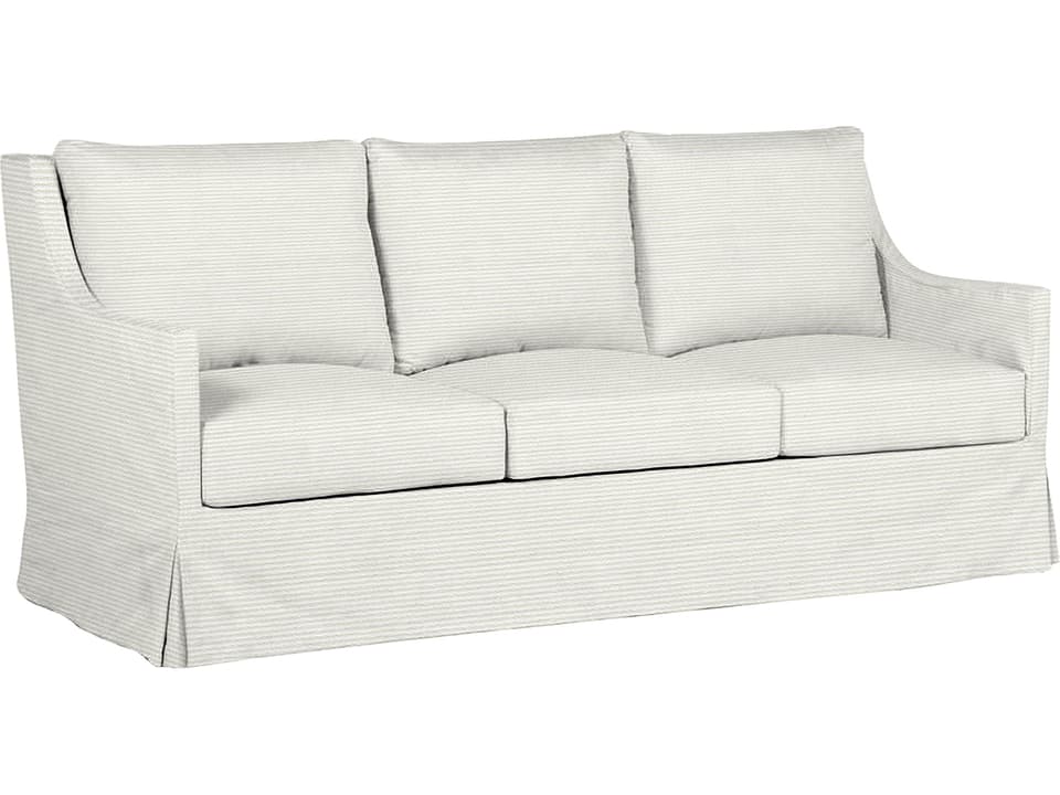 Shelby Outdoor Sofa with Performance Fabric in Washboard Snow