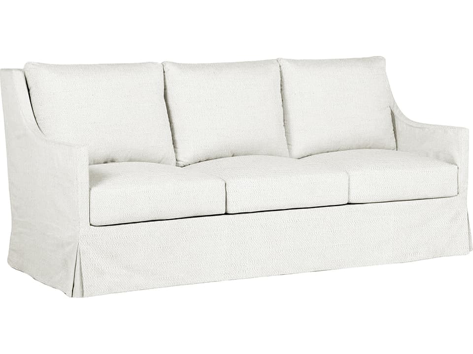 Shelby Outdoor Sofa with Performance Fabric in Linen Snow