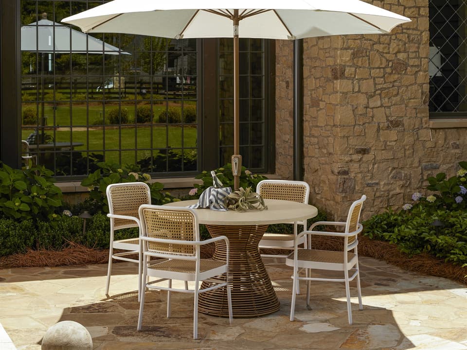 Bordeaux Aluminum Outdoor Dining Set