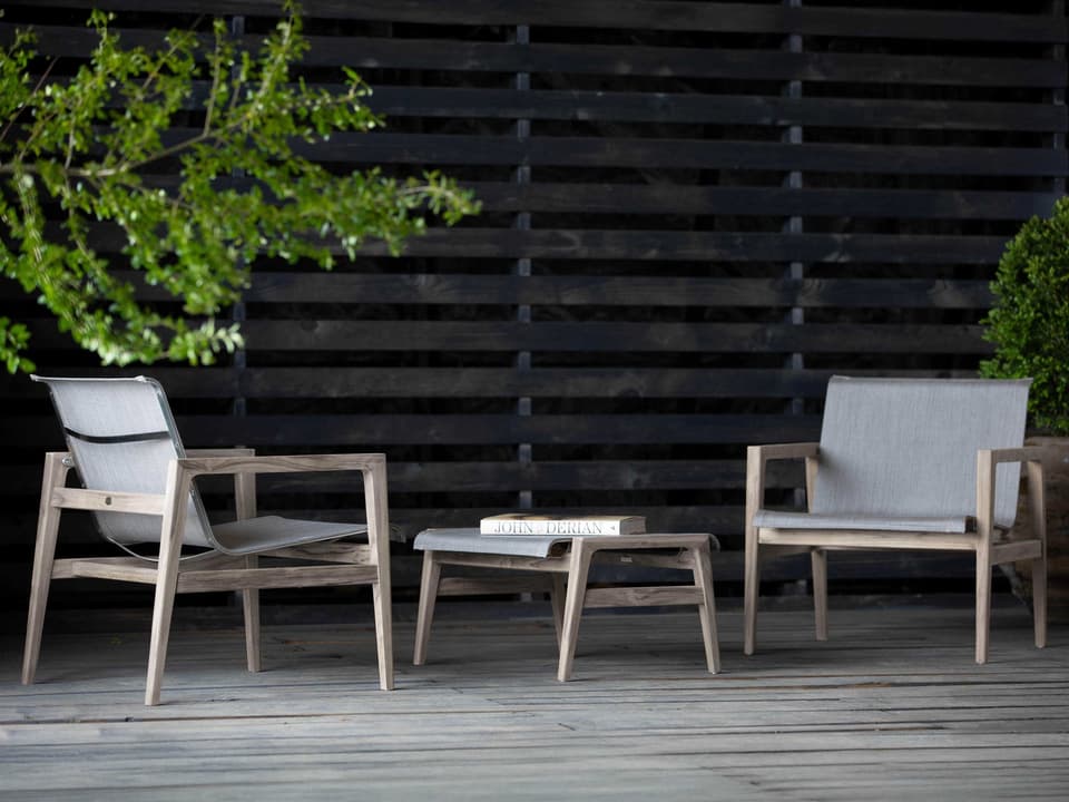 Coast Teak Outdoor Patio Lounge Set