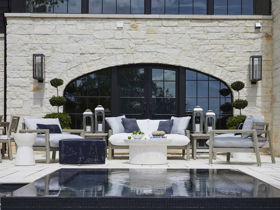 Monterey Steel Cushion Outdoor Patio Lounge Set