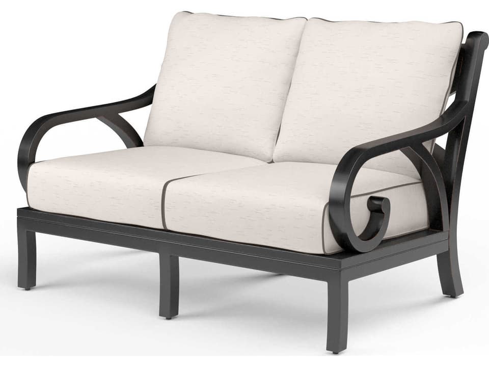 Monterey Copper Aluminum Cushion Loveseat