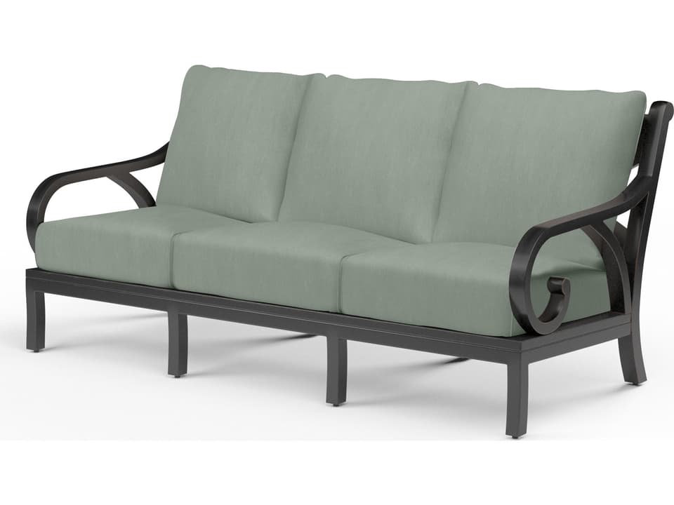 Monterey Aluminum Outdoor Sofa in Old World Copper