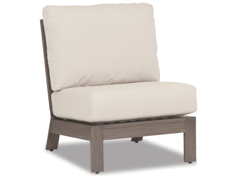 Laguna Armless Club Chair in Canvas Flax