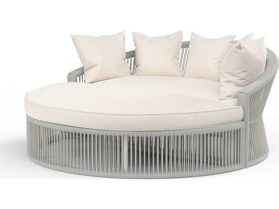 Miami Silvers Rope Cushion Lounge Bed