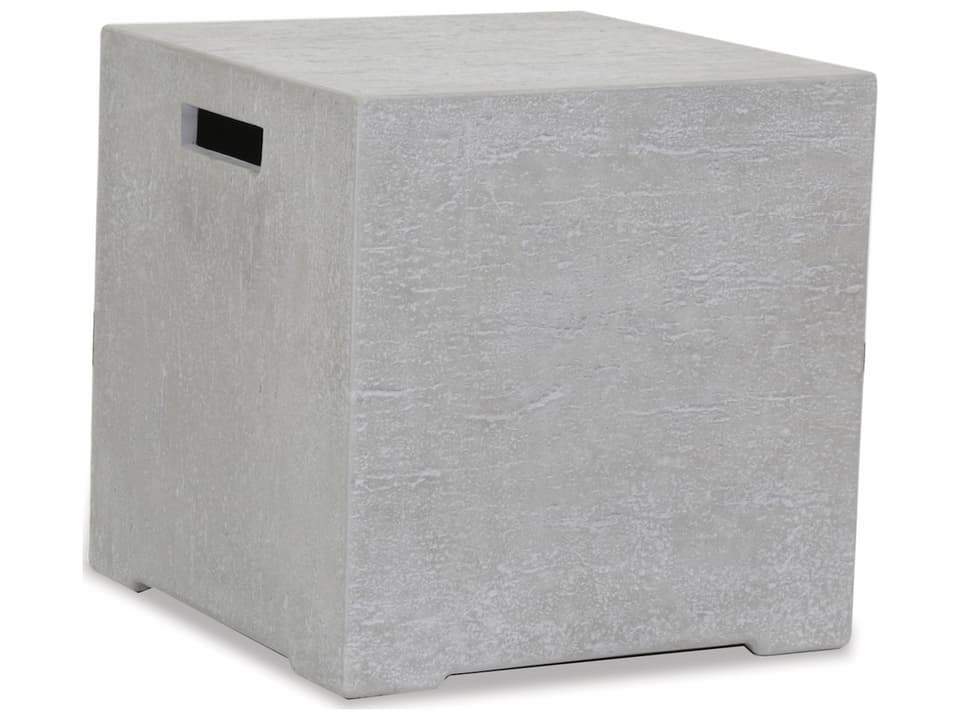 Gravelstone GFRC Concrete Square Outdoor End Table