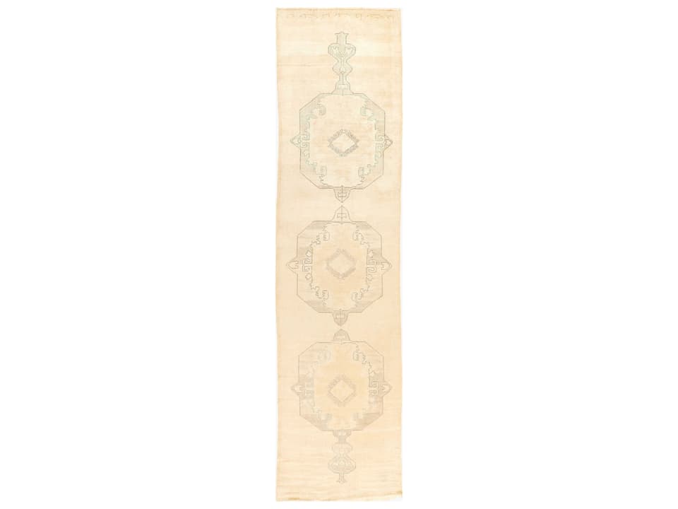 Antique One Of A Kind AOOAK-1912 Handmade Wool Area Rug 3'5" x 14'