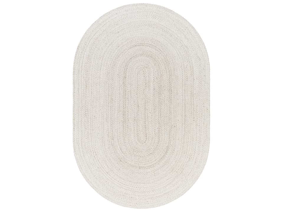 Azalea 6x9 Oval Hand Woven Recycled PET Yarn Area Rug in Taupe Multi
