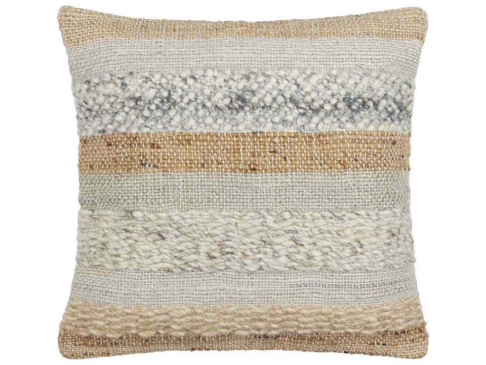 Boundary Woven Accent Pillow with Knife Edge
